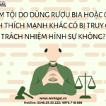 Phạm tội do dùng rượu bia hoặc chất kích thích mạnh