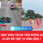 Quay video tập yoga trên đường giao thông được phép không?