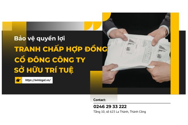 Đại diện bảo vệ quyền lợi trong tranh chấp hợp đồng, sở hữu trí tuệ, cổ đông
