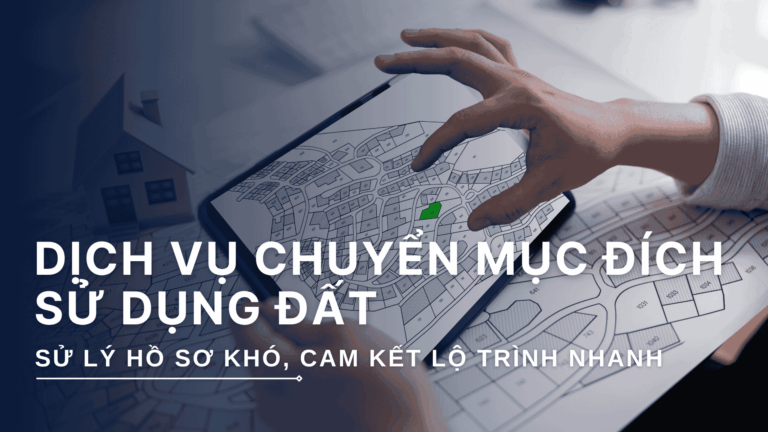 Thực hiện thủ tục giao đất/cho thuê đất/chuyển mục đích sử dụng đất