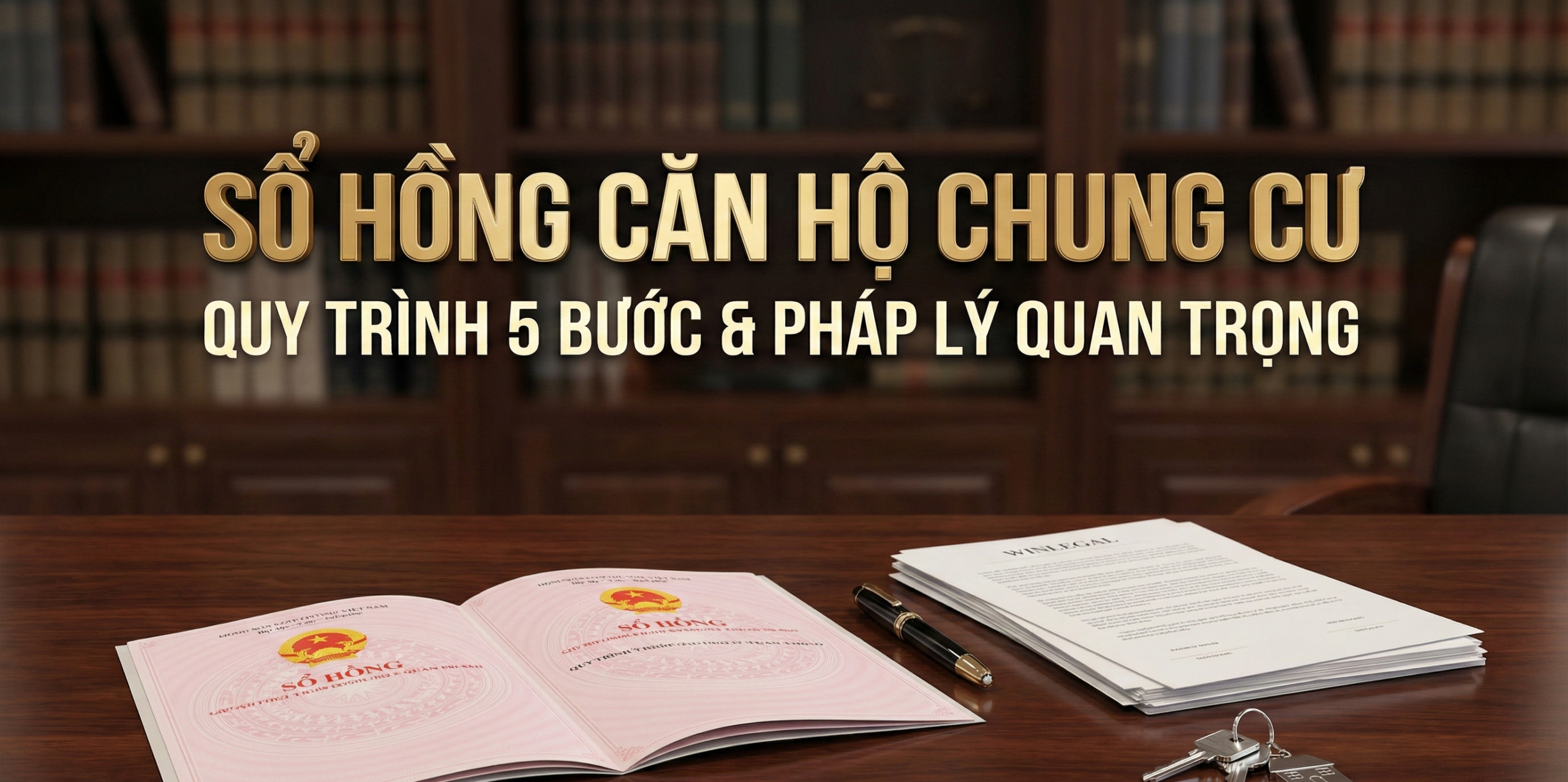 Sổ hồng căn hộ chung cư là gì? Quy trình 5 bước xin cấp sổ đúng theo Luật hiện hành