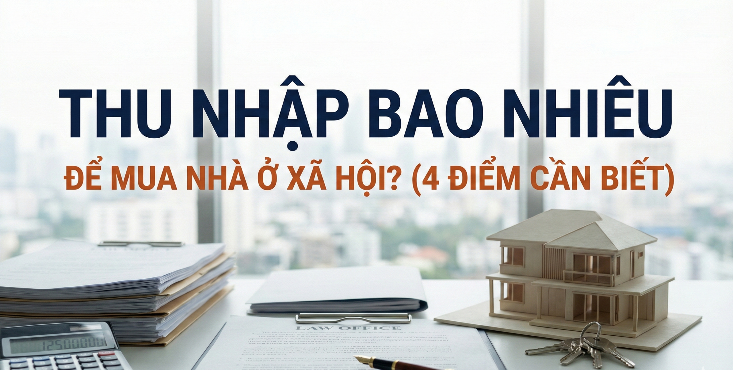 Thu nhập bao nhiêu được mua nhà ở xã hội? 4 điểm bạn cần biết