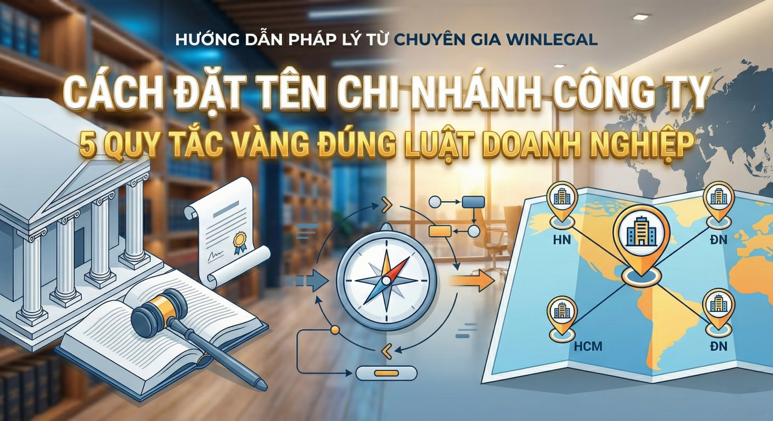 5 Quy tắc vàng đặt tên chi nhánh công ty đúng Luật doanh nghiệp