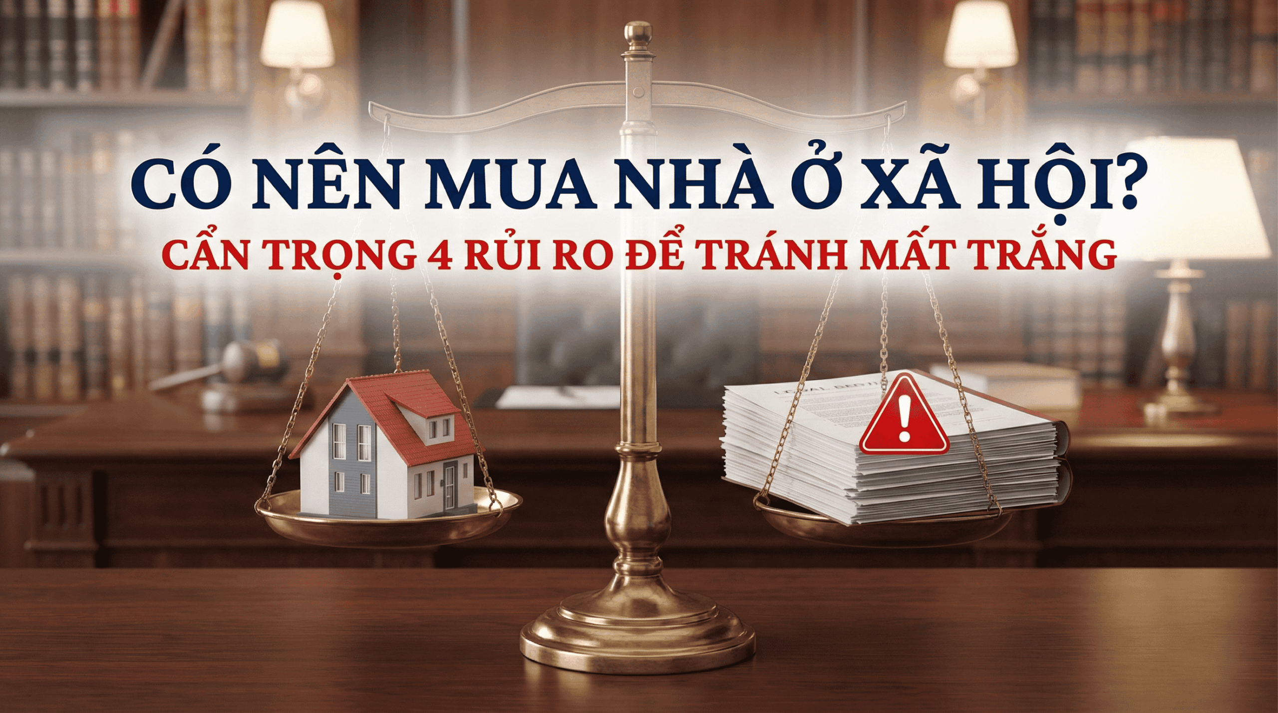 Có nên mua nhà ở xã hội? Cẩn trọng 4 rủi ro để tránh mất trắng