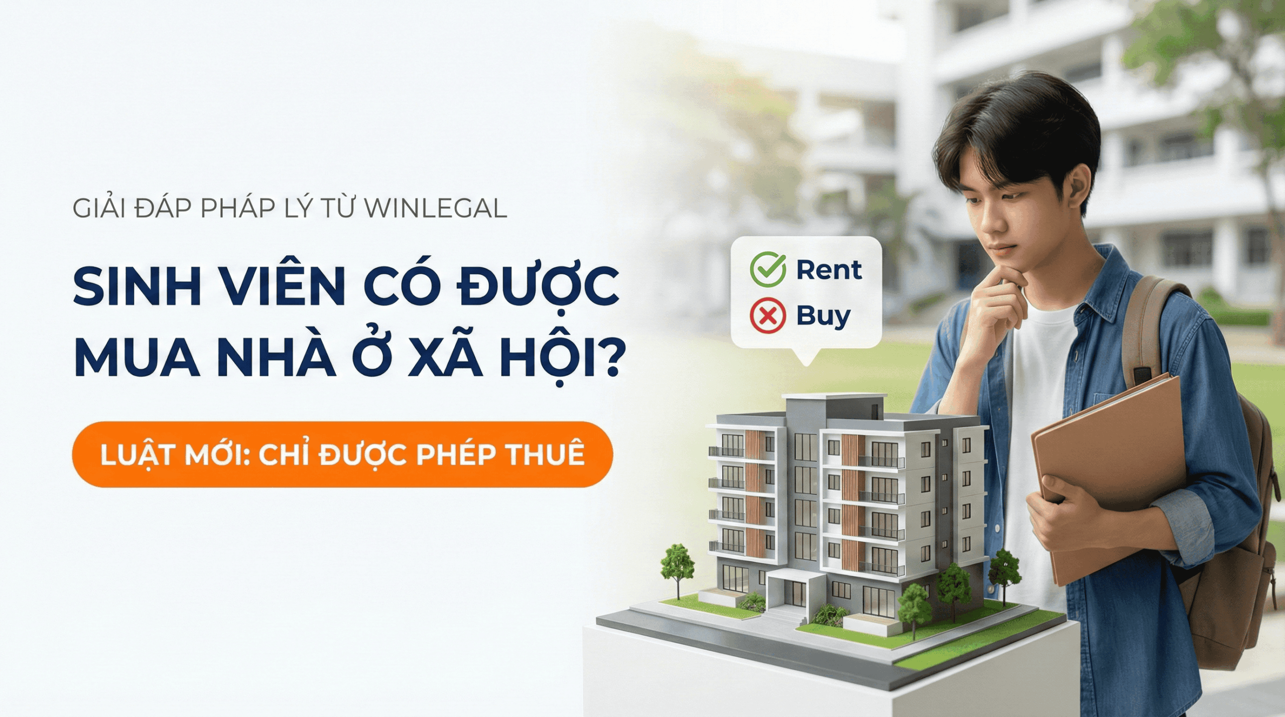 Sinh viên có được mua nhà ở xã hội theo Luật mới không?