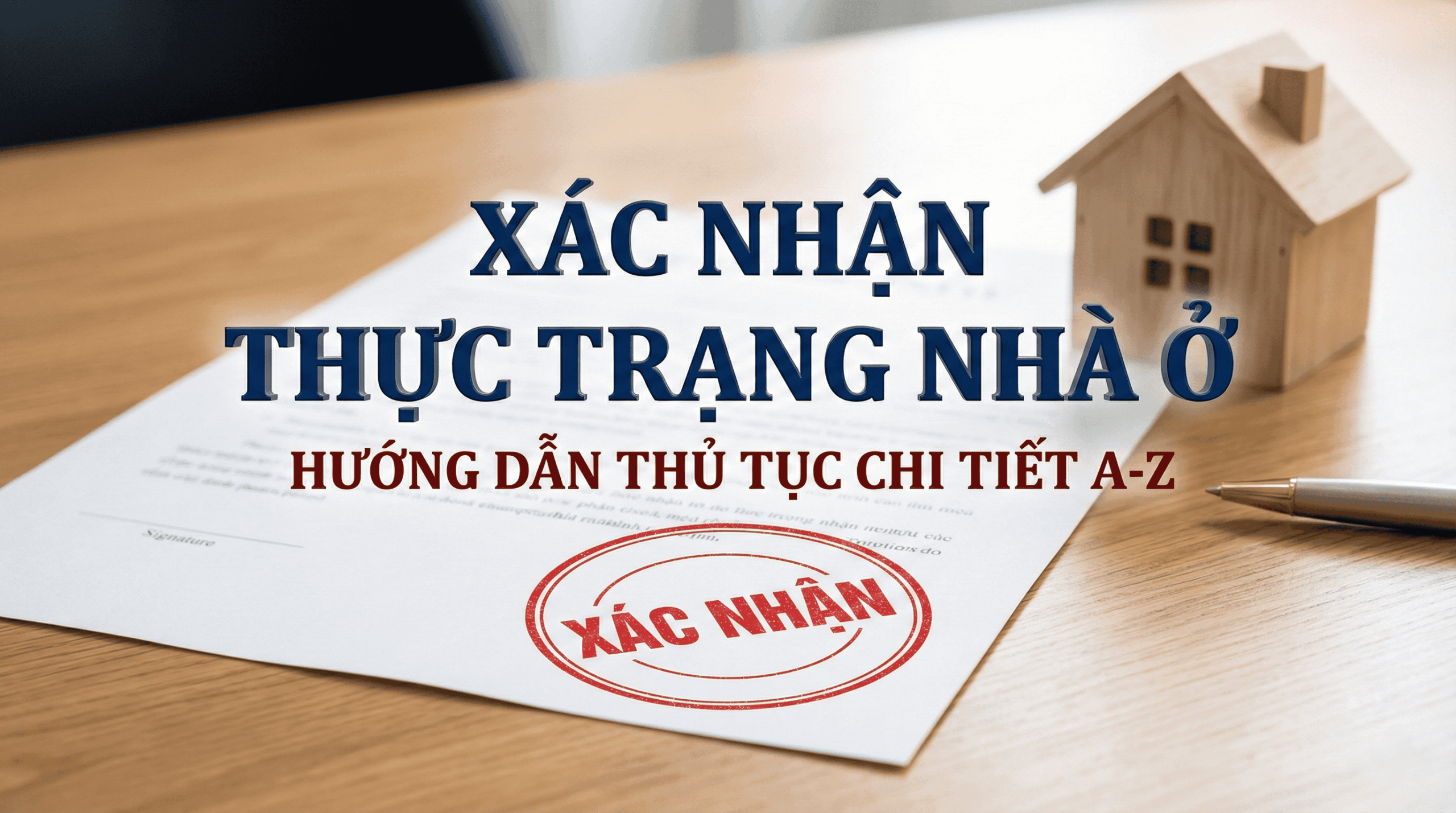Hướng dẫn thủ tục xin xác nhận thực trạng nhà ở chi tiết A-Z