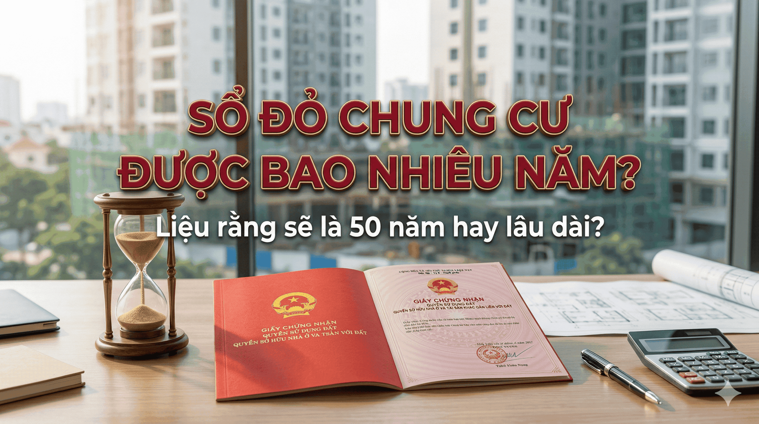 Sổ đỏ chung cư được bao nhiêu năm? Liệu rằng sẽ là 50 năm hay lâu dài?