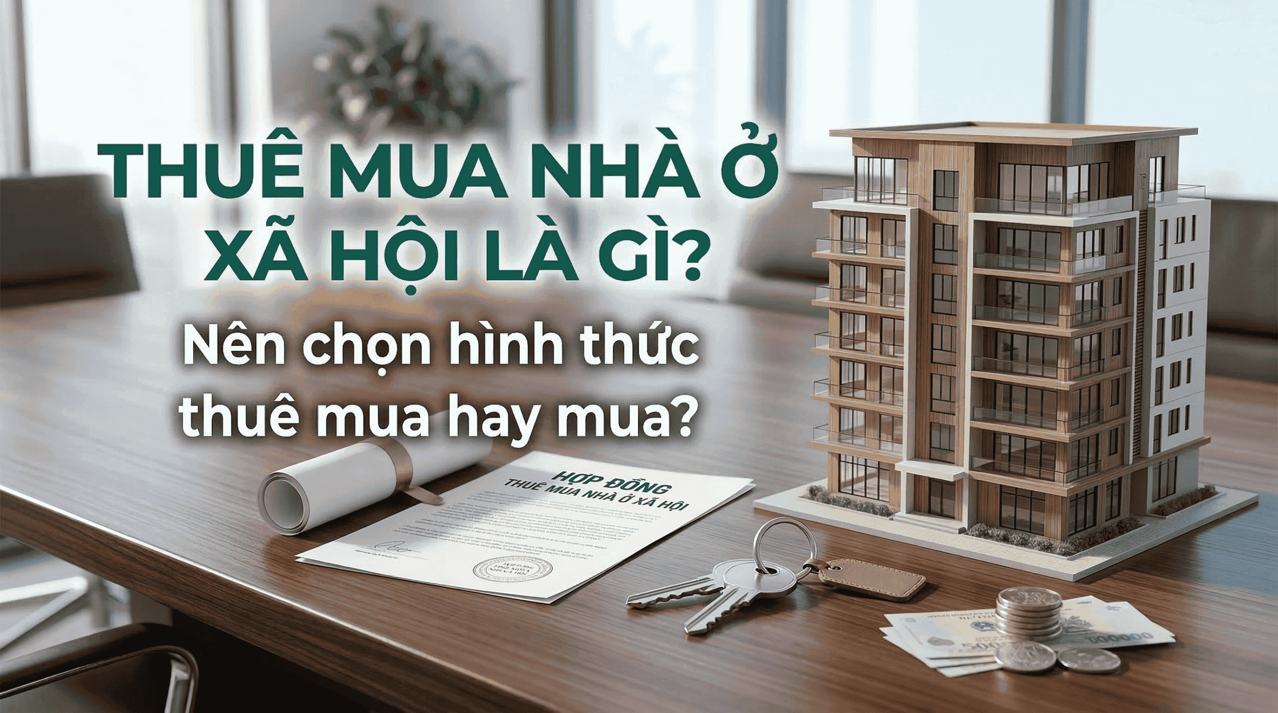 Thuê mua nhà ở xã hội là gì? Nên chọn hình thức thuê mua hay mua?
