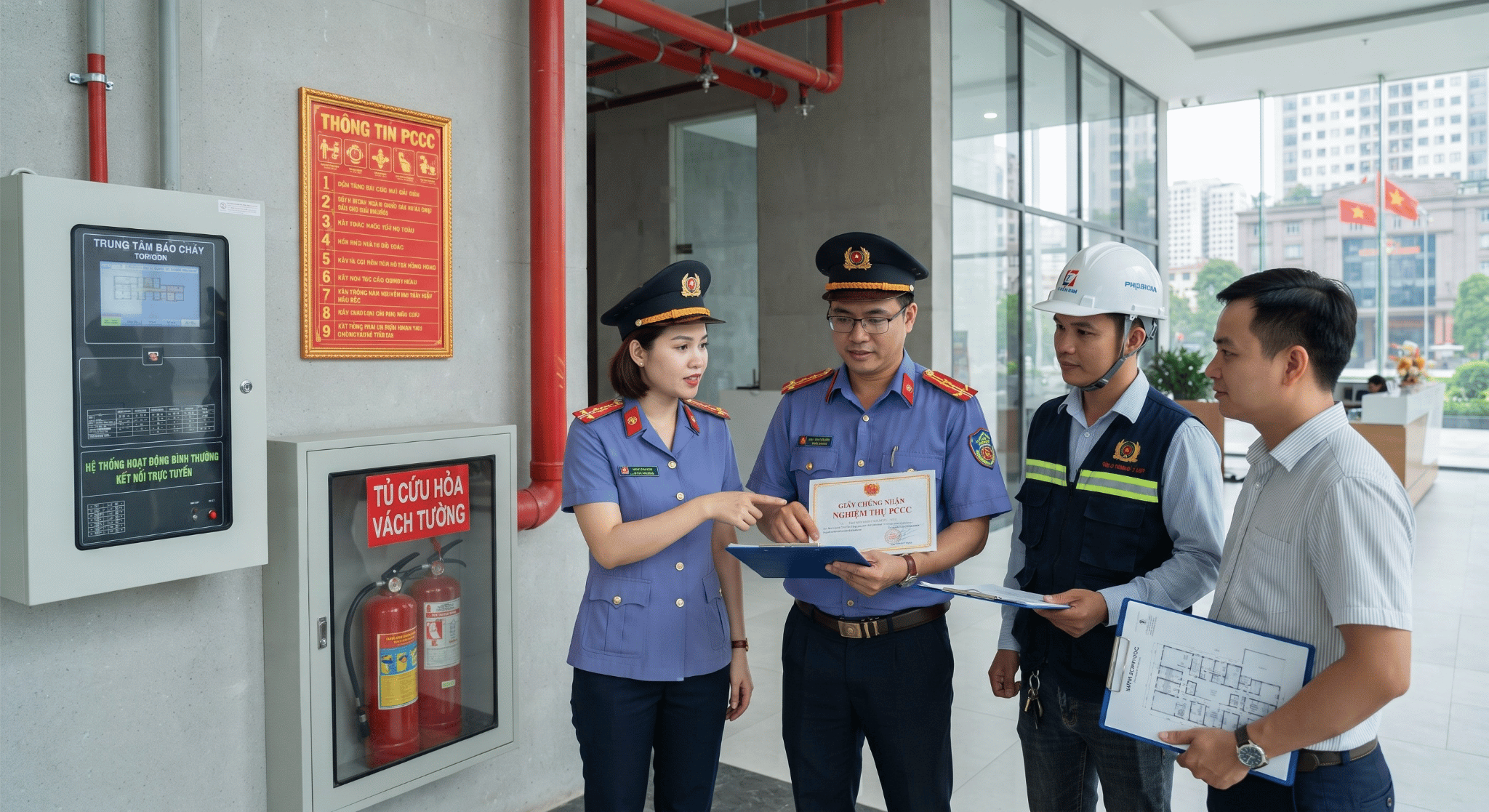 Quy định về kiểm tra, nghiệm thu và biên chế PCCC từ ngày 15/9/2026
